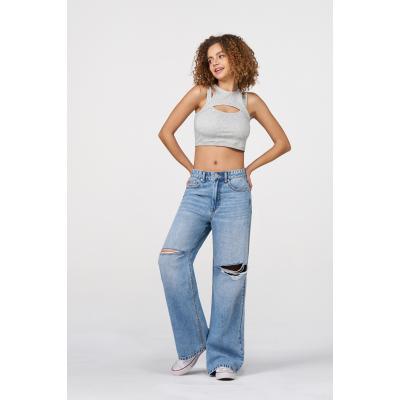 casual loose-fit denim jeans